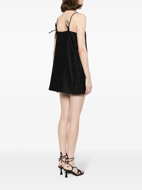 Reformation Aubree linen minidress - Black - zdjęcie produktu nr 2