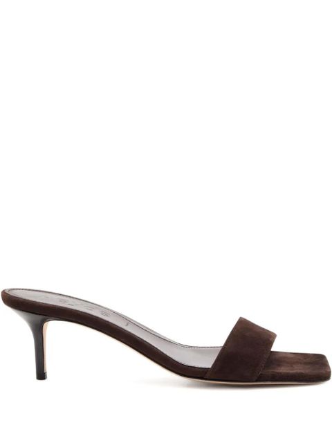 Aeyde 55mm Ilvy suede sandals - Brown - zdjęcie produktu nr 1