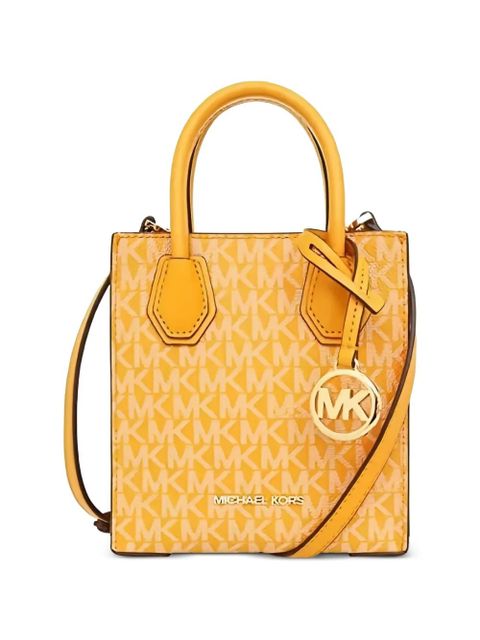 Michael Kors extra small Mercer leather cross body bag - Orange