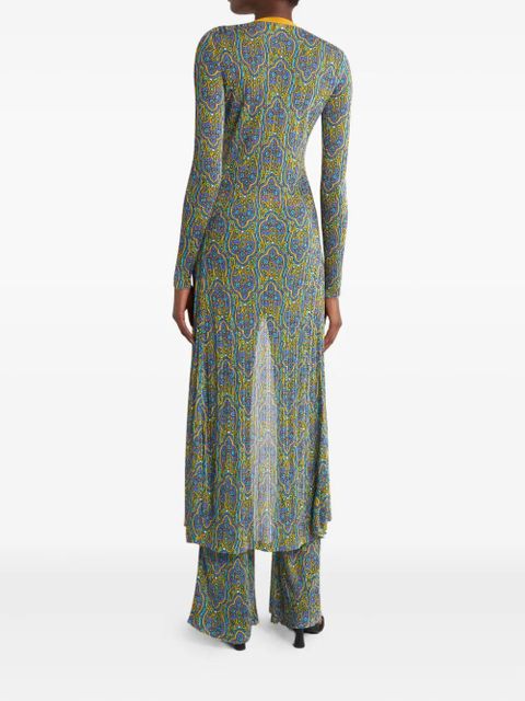 ETRO floral-print cardigan - Orange