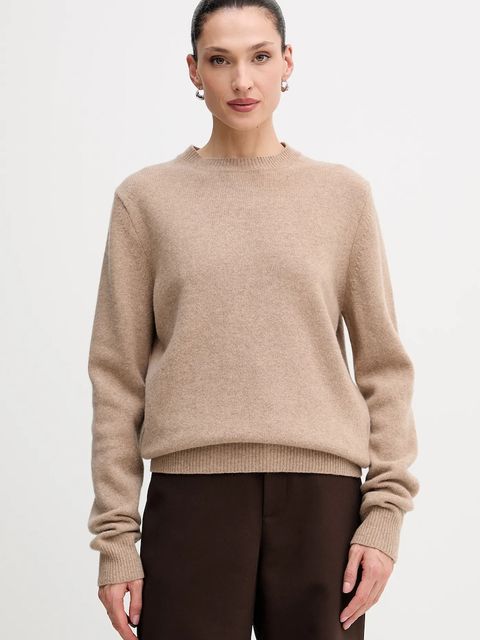 La Mania sweter wełniany MELLOW damski kolor beżowy MELLOW - zdjęcie produktu nr 1