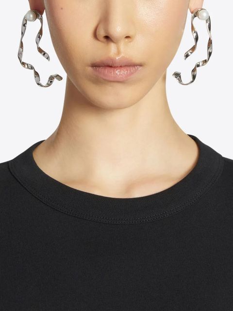 DRIES VAN NOTEN wave stud earrings - Silver - zdjęcie produktu nr 2