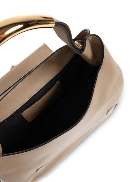 Moschino handle-detail cross body bag - Brown