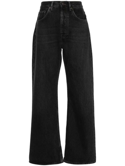 Acne Studios 2021F high-rise loose-fit jeans - Black - zdjęcie produktu nr 1