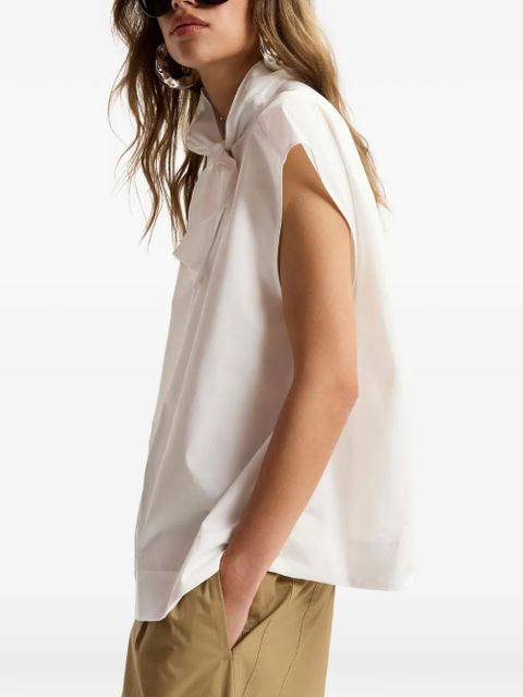 Essentiel Antwerp bow-detail blouse - White