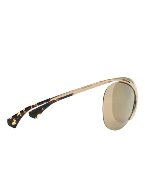 Burberry Eyewear pilot-frame sunglasses - Gold