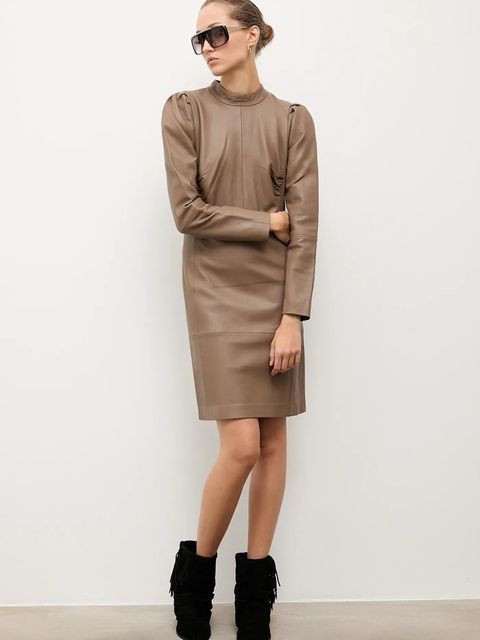 Answear.LAB botki zamszowe kolor czarny na słupku - zdjęcie produktu nr 2