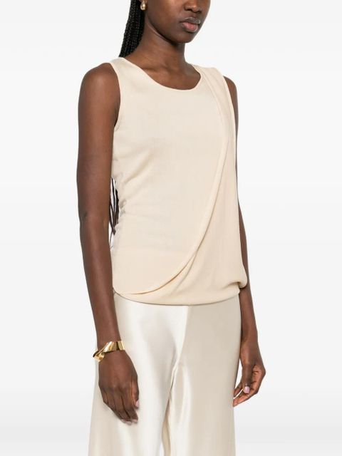 Aya Muse Taylx draped top - Neutrals