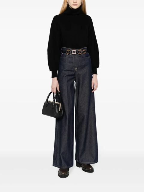 ZIMMERMANN Lyrical brushed wool blend jumper - Black