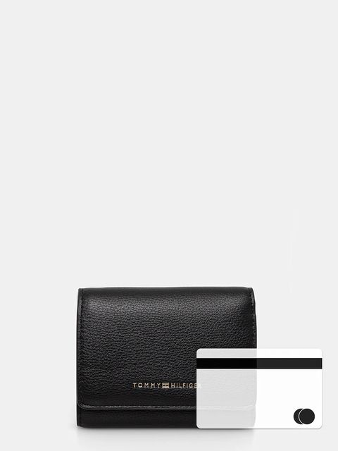 Tommy Hilfiger portfel damski kolor czarny AW0AW17740