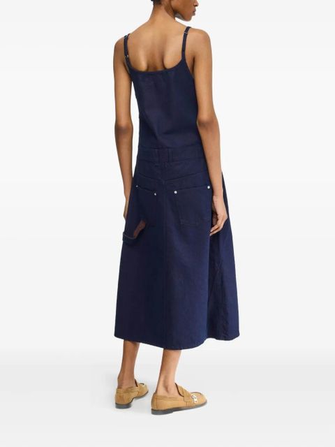 JW Anderson denim panelled midi dress - Blue - zdjęcie produktu nr 2