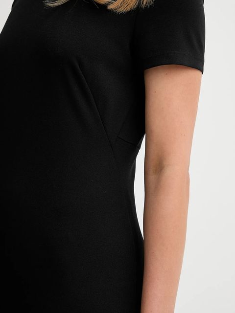 Calvin Klein sukienka kolor czarny mini prosta LV044D063G