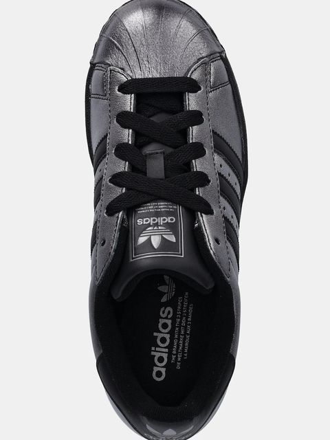 adidas Originals sneakersy skórzane Superstar II damskie kolor srebrny IH1598