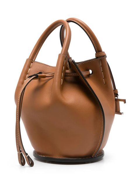 Tod's logo-charm bucket bag - Brown - zdjęcie produktu nr 2