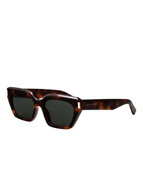 Saint Laurent Eyewear square-frame sunglasses - Brown