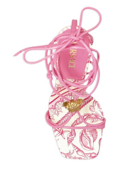 Versace 120mm Medusa Head-plaque sandals - Pink