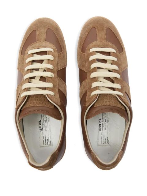 Maison Margiela Replica panelled sneakers - Brown