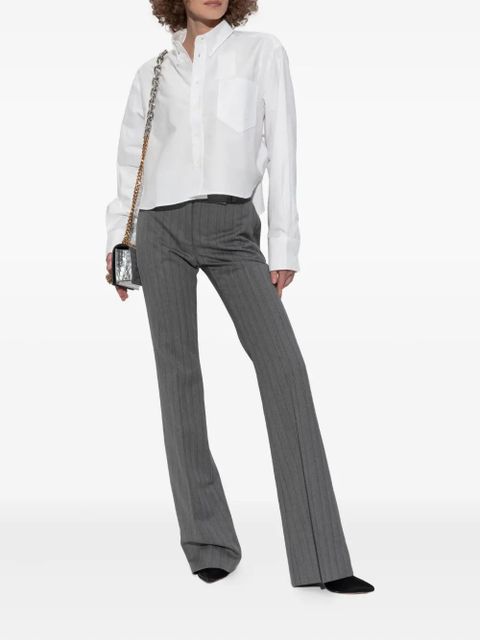 Alexander McQueen pinstripe flared trousers - Grey - zdjęcie produktu nr 2