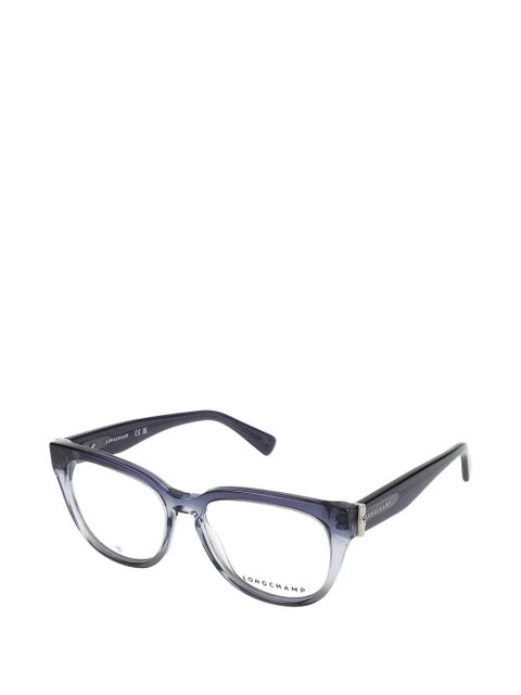 Longchamp oval frame glasses - Blue - zdjęcie produktu nr 2