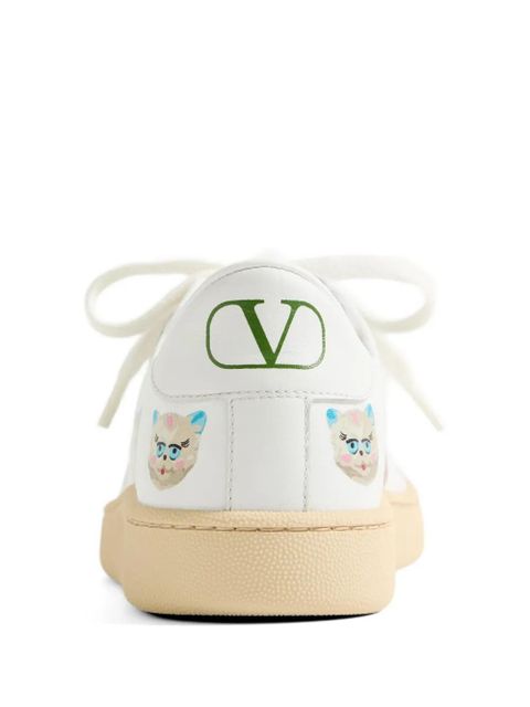 Valentino Garavani Royco Chat de la Maison-print sneakers - White
