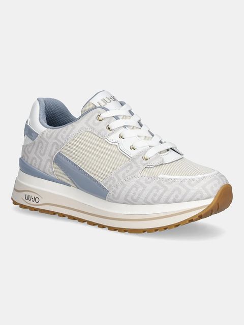 Liu Jo sneakersy LIU JO MAXI WONDER 91 damskie kolor beżowy BA6011TX518S3974 - zdjęcie produktu nr 1