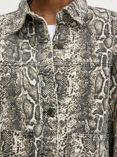 Answear.LAB kurtka jeansowa damska kolor beżowy przejściowa oversize