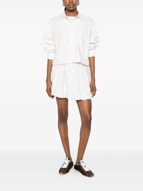 Maje striped embellished shirt - White - zdjęcie produktu nr 2