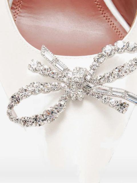 Amina Muaddi Rosie slingback pumps - White