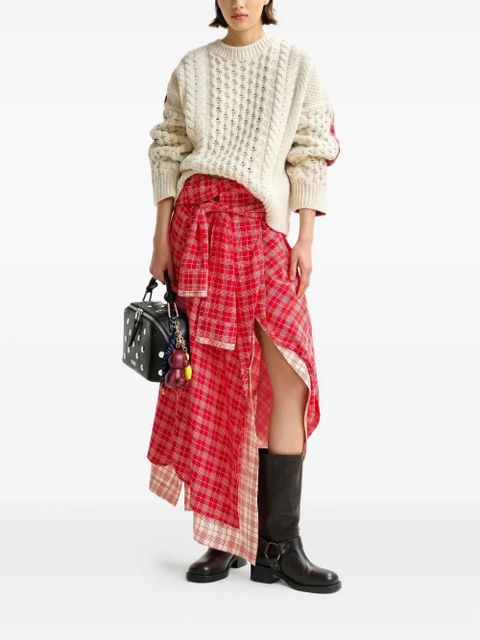 Essentiel Antwerp Iface cable-knit sweater - Neutrals