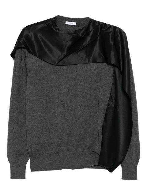 Ferragamo scarf-neck pullover - Grey - zdjęcie produktu nr 1