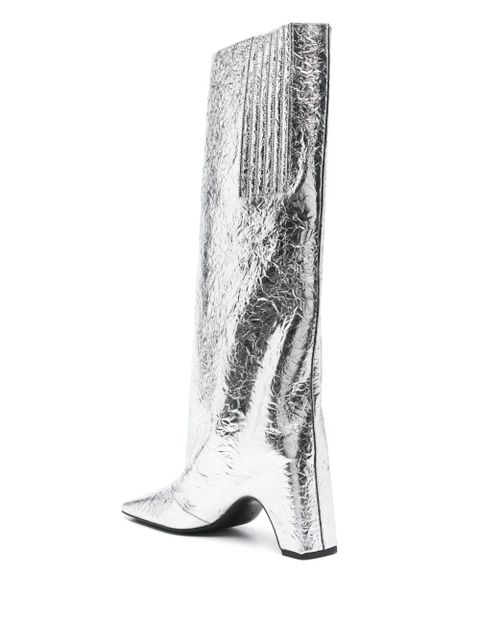 Coperni 85mm Foil Bridge boots - Grey - zdjęcie produktu nr 2