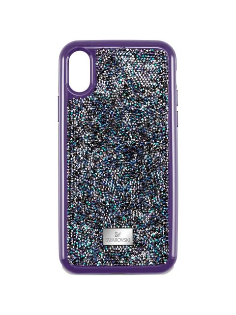 Swarovski Iphone XS Glam Rock crystal phone case - Purple - zdjęcie produktu nr 1