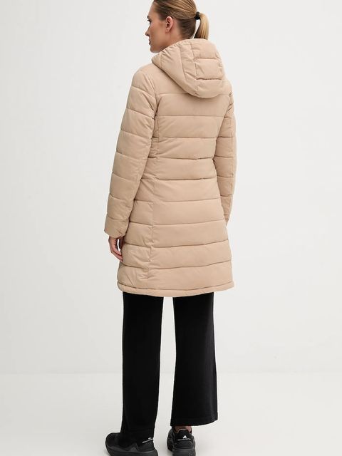 Guess kurtka NEW ALETA damska kolor beżowy zimowa V4YL05 WF3X0