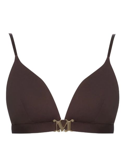 Max Mara logo-letter bikini top - Brown - zdjęcie produktu nr 1