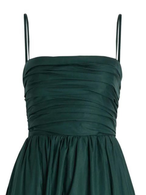 Reformation ruched spaghetti-straps maxi dress - Green - zdjęcie produktu nr 2