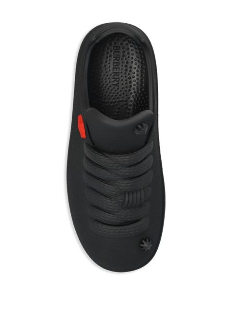 Burberry floral appliqué sneakers - Black