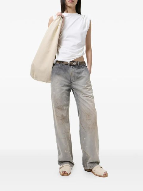 OUR LEGACY paint-splatter faded jeans - Grey - zdjęcie produktu nr 2