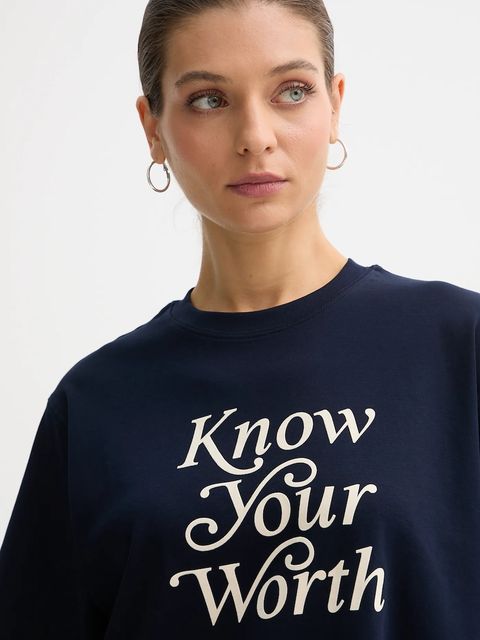 United Colors of Benetton t-shirt bawełniany damski kolor granatowy 3DCJD10B9