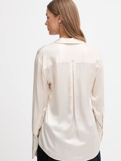 Pedro del Hierro koszula damska kolor szary regular z kołnierzykiem klasycznym 6632950