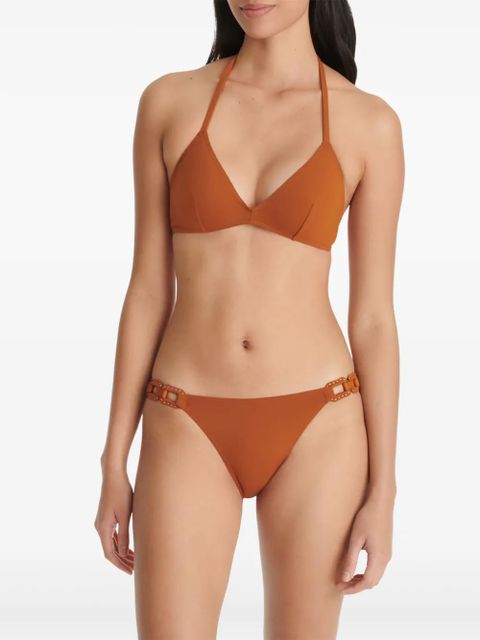 ERES Tourbillon triangle bikini top - Brown - zdjęcie produktu nr 2