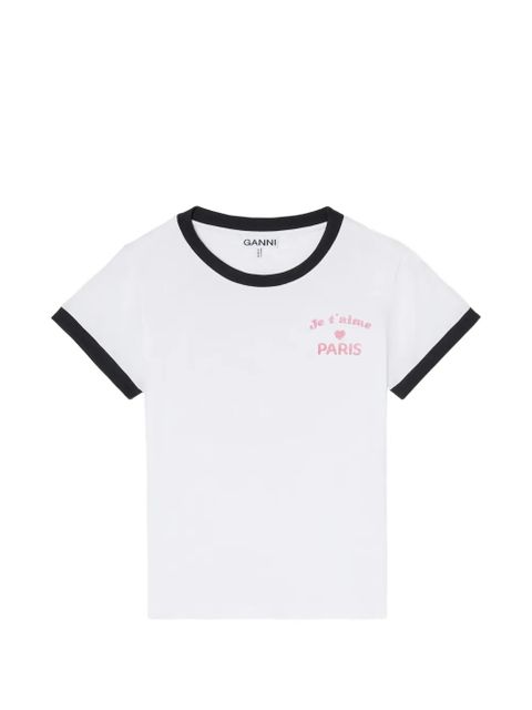 GANNI Club T-shirt - White - zdjęcie produktu nr 1