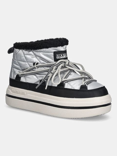 Napapijri śniegowce F5GLACIER02/NYP kolor srebrny NP0A892U S00