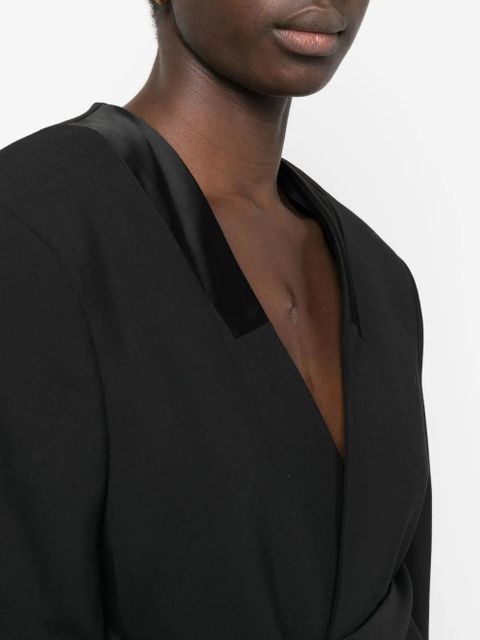 AMBUSH tailored tie-waist blazer - Black