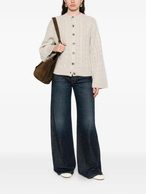 DÔEN Virginie cable-knit cardigan - Neutrals - zdjęcie produktu nr 2