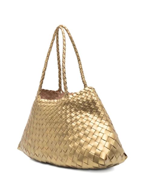 DRAGON DIFFUSION braided tote bag - Gold