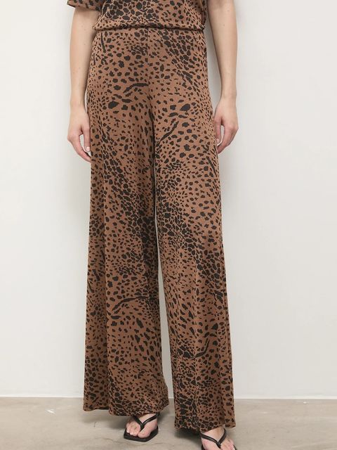 Answear.LAB komplet damski kolor brązowy