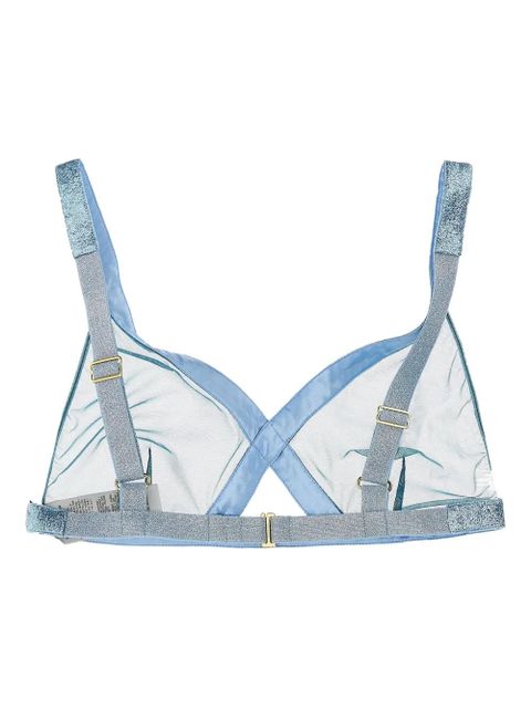 TOM FORD iridescent-effect bra - Blue - zdjęcie produktu nr 2