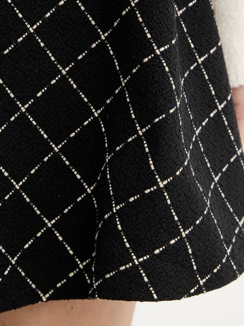 Morgan spódnica kolor czarny mini rozkloszowana JILMA