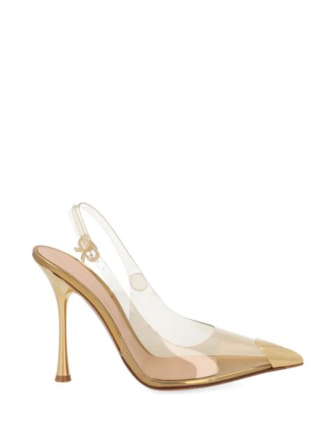 Gianvito Rossi metallic golden pumps - White - zdjęcie produktu nr 1