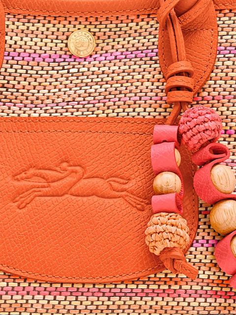 Longchamp Wicker tote bag - Neutrals